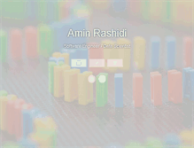 Tablet Screenshot of aminrashidi.com